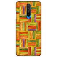 Lopard Xiaomi Redmi K30 5G Uyumlu Kılıf Wood'X (50) Shockproof Kılıf Desenli