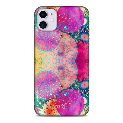 Apple Iphone 11 Kılıf Pastel Renkler (47) Crystal Flex Kılıf Fuşya Sarı