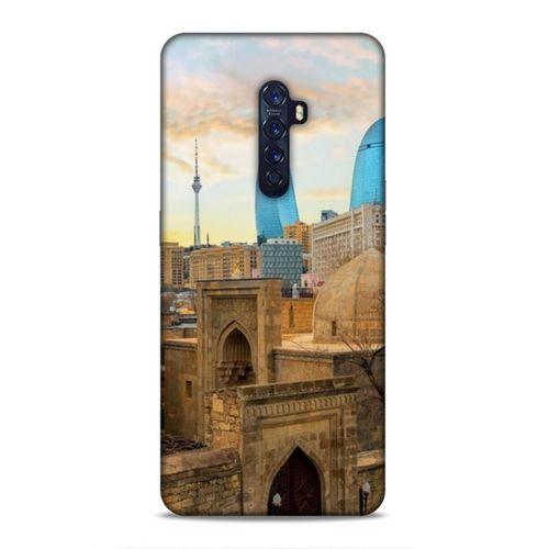Oppo Reno 2 Uyumlu Kılıf Azarbaijan (11) Tam Koruma Ateş Kuleleri