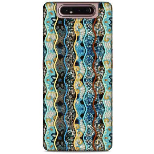 Samsung Galaxy A80 Kılıf Baskılı Özel Seri Taşlı (30) Silicone Case