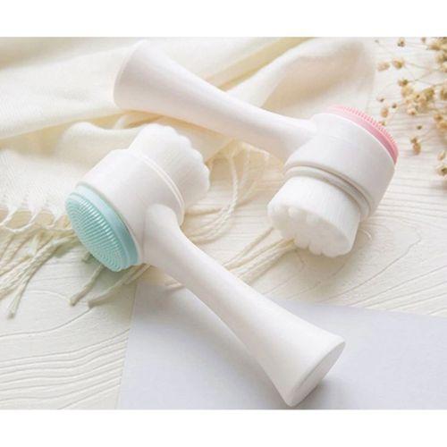 Çift Taraflı 3D Yumuşak Yüz Bakım Fırçası