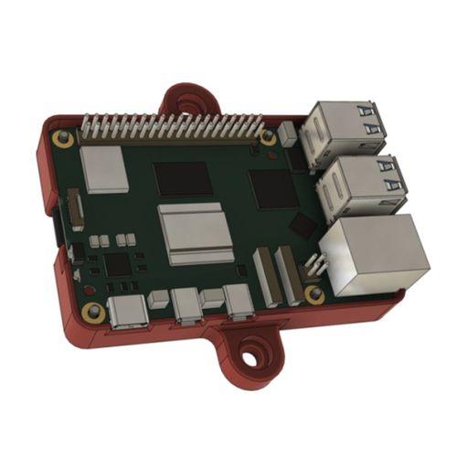 30. Raspberry Pi 5 Duvar Montajı 3D Baskı (Bu ürün Sadece Plastik parçadır - Almadan Önce Soru Sorabilirsiniz)
