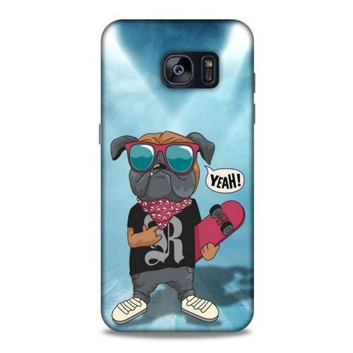 Samsung Galaxy S7 Edge Kılıf Köpek Kıyafetleri (4) Koruma Kılıfı Bulldog Fular