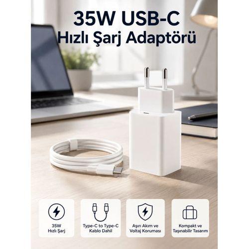 35w Usb-c Hızlı Şarj Adaptörü Type-c To C Kablo Seti