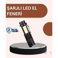 Alüminyum Gövdeli 2000 Lümen Güçlü Led El Feneri
