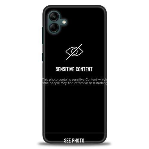 Samsung Galaxy A04 Kılıf HD Baskılı Kılıf - Sensitive Content + Tam Ekran Koruyucu