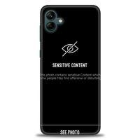 Samsung Galaxy A04 Kılıf HD Baskılı Kılıf - Sensitive Content + Tam Ekran Koruyucu