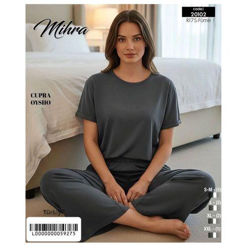 Mihra 20102 Kadın Oysho Kısa Kol Pijama Takımı