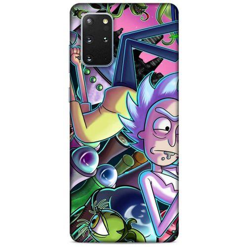 Samsung Galaxy S20 Plus Uyumlu Kılıf Rick And Morty (40) Fit Silikon Kılıf Rick D. Sanchez