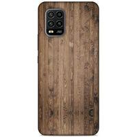 Lopard Xiaomi Mi 10 Lite Uyumlu Kılıf Wood'X (6) Silikon Kılıf Desenli