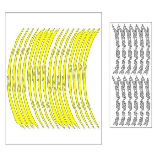 BAJAJ Bajaj Florasan Sarı Dominar Uyumlu Büyük 1 Set Jant Şeridi