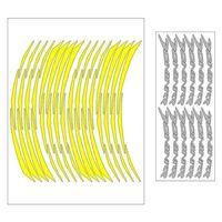 BAJAJ Bajaj Florasan Sarı Dominar Uyumlu Büyük 1 Set Jant Şeridi