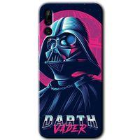 MRCİLETİSİM Huawei Y9 Prime 2019 Kılıf Baskılı Kapak - Darth Vader + 5D Tam Kaplayan Cam