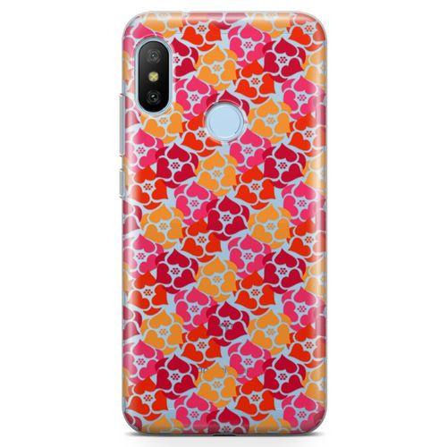Xiaomi Mi A2 Lite Kılıf Sevimli Kalpler Arka Kapak Koruma Desenli Full Koruyucu