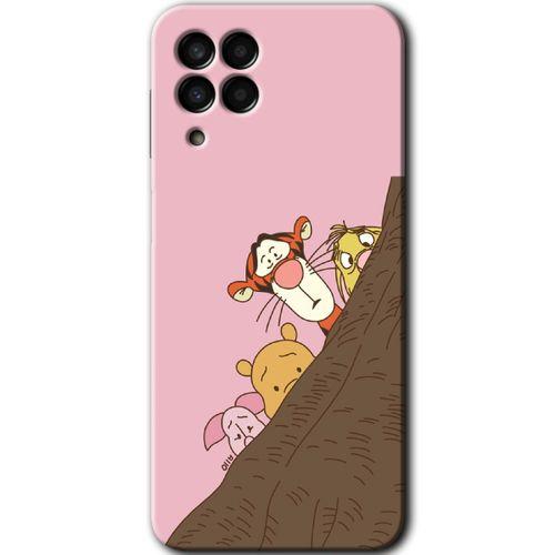 Potkal Hediye Fabrikası Samsung Galaxy M33 HD Baskılı Kılıf + 9D Tam Ekran Koruyucu - Winnie the Pooh