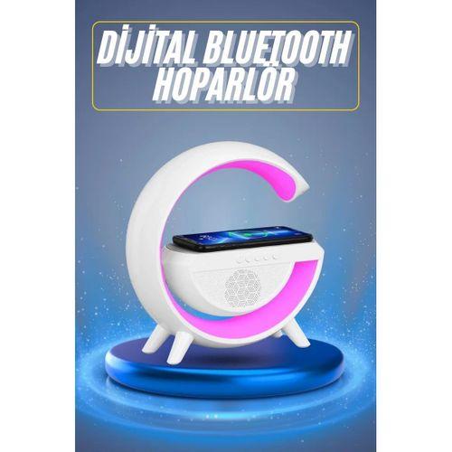 Yeni Nesil Bluetooth Hoparlör Speaker 5.0 Taşınabilir G Şeklinde Powerbankli