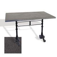 Dockers Çipa 3002 Döküm Ayak Masa 80x140 cm - (Werzalit, Wermodin ve Allzalit Tabla) - Grey Marble