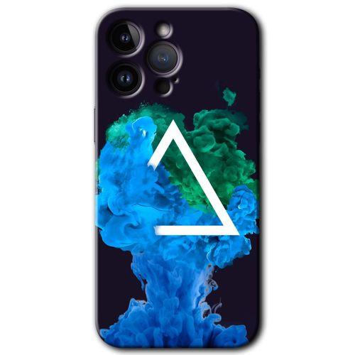 Potkal Hediye Fabrikası iPhone 14 Pro Kılıf HD Desen Baskılı Arka Kapak - İnk Clot