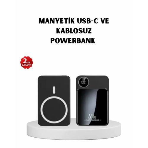 Magsafe Uyumlu Powerbank 20w Pd 15w