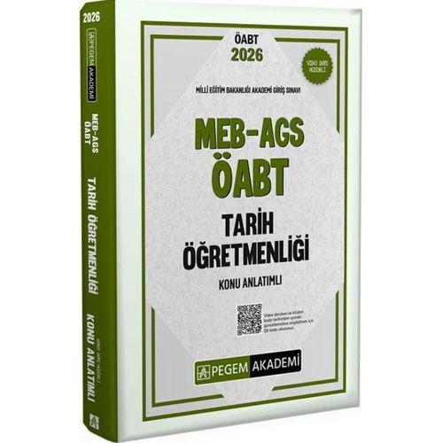 2026 MEB AGS ÖABT Tarih Öğretmenliği Konu Anlatımlı Pegem Yayınları
