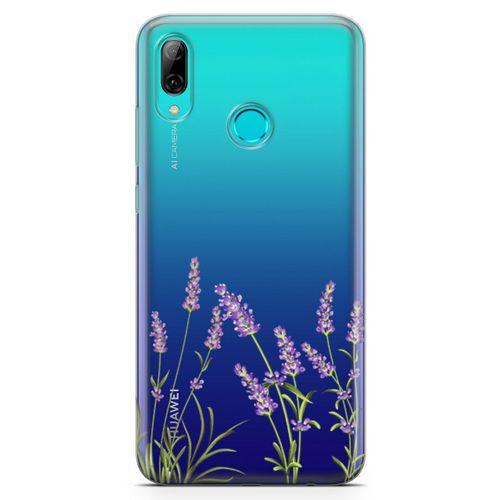Huawei Y7 2019 Kılıf Lavanta Kolonyası Arka Kapak Koruma Desenli Full Koruyucu