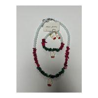 2026 Yılbaşı Doğaltaş Set Kolye