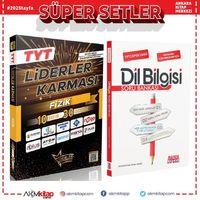 Liderler Karması TYT Fizik 10 Yayın 30 Deneme ve AKM Dil Bilgisi Soru Bankası Seti 2 Kitap