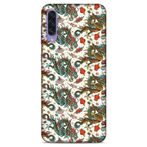 Samsung Galaxy A50s Kılıf Dragons (20) Koruyucu Kılıf Ejderha Japon