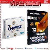 Altın Karma TYT 10 Deneme ve Bilgi Sarmal 7 Kontrol Deneme Seti 2 Kitap