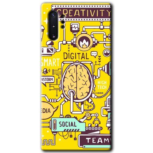 Potkal Hediye Fabrikası Samsung Galaxy Note 10 Plus Kılıf HD Desen Baskılı Arka Kapak - Smart 2