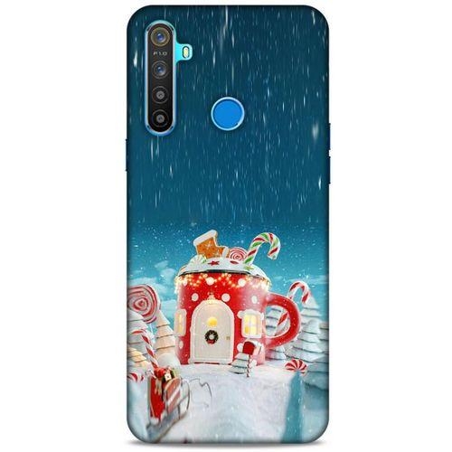 Oppo Realme 5i Kılıf Snowix (13) Silikon Kap Kırmızı