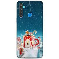 Oppo Realme 5i Kılıf Snowix (13) Silikon Kap Kırmızı