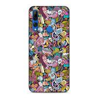 Huawei Y9 Prime 2019 Kılıf Erkek Bebek Giyim Doodle Arka Kapak Silikon Koruma Full Koruyucu