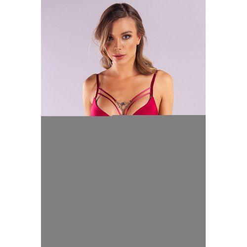 Gorbus Foam Cup Push Up Bra, Şarap Renk  Konforlu Ve Şık Sütyen