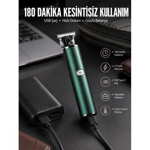 Tıraş Makinesi Saç Sakal Ense Çizim Ayarlanabilir Başlık Yeni Nesil