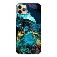 Lopard Apple Iphone 11 Pro Uyumlu Kılıf Soyut Sanat (40) Desenli Fit Silikon Kılıf
