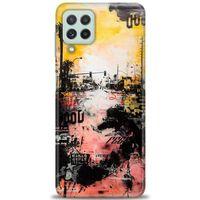 Samsung Galaxy M32 Kılıf HD Baskılı Kılıf - Karışık Baskı + Tam Ekran Koruyucu