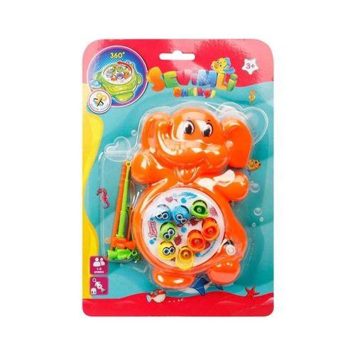 Eğitici Oyuncak 02371 Sevimli Balıkçı Kurmalı Balık Tutma Oyunu -Sunman