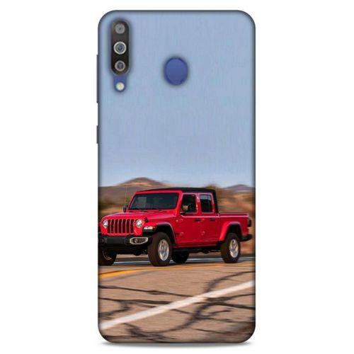Lopard Samsung Galaxy M30 Uyumlu Kılıf PickUpX (41) Tank Kılıf Kırmızı