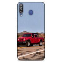Lopard Samsung Galaxy M30 Uyumlu Kılıf PickUpX (41) Tank Kılıf Kırmızı