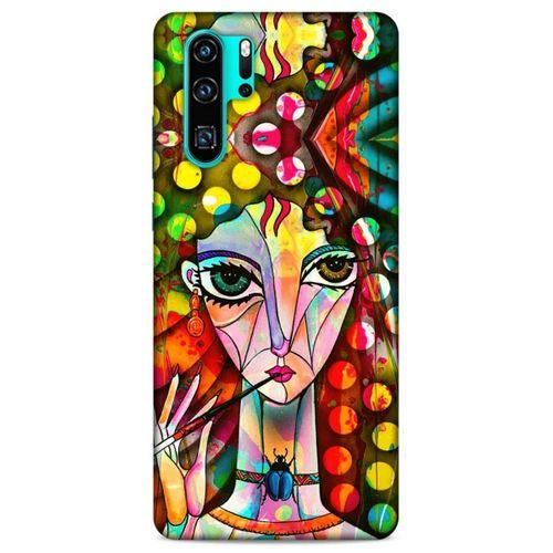 Lopard Huawei P30 Pro Uyumlu Kılıf Sürreal Yüzler ♀ (3) Kapak Baskılı