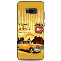 Retro (14) Desen Lansman Kılıf Renkli Samsung Galaxy S8 Plus Kılıf