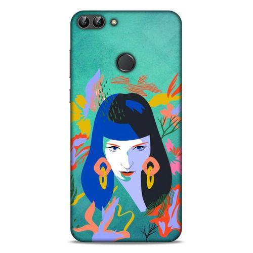 Lopard Huawei Psmart Uyumlu Kılıf Sürreal Yüzler ♀ (12) Koruyucu Silikon Desenli