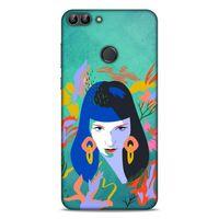 Lopard Huawei Psmart Uyumlu Kılıf Sürreal Yüzler ♀ (12) Koruyucu Silikon Desenli