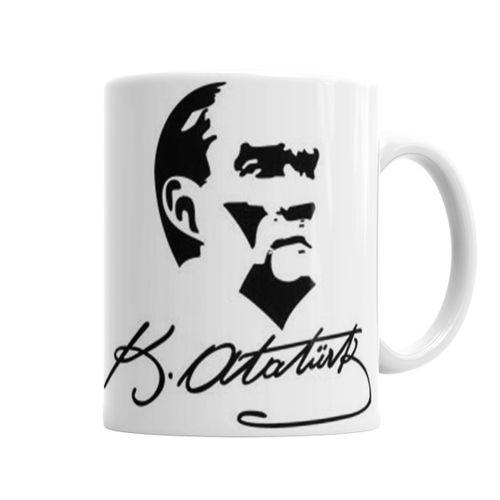 Atatürk İmzalı Kupa Bardak Porselen