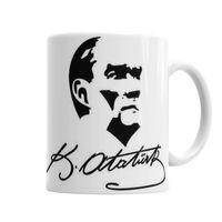 Atatürk İmzalı Kupa Bardak Porselen