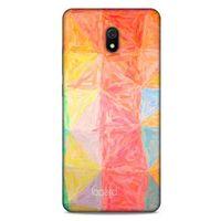 Xiaomi Redmi 8A Kılıf Pastel Renkler (26) Tpu Silikon Kılıf Sarı Kırmızı