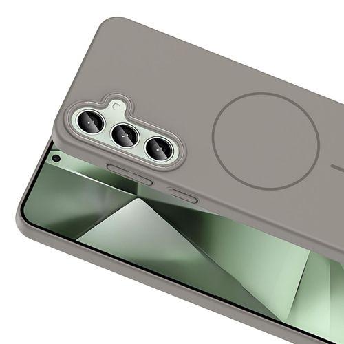 Galaxy S24 Plus Kılıf M-safe Şarj Özellikli Zore Ruby Sert Kapak