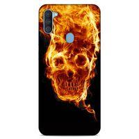 Lopard Samsung Galaxy A11 Uyumlu Kılıf FireX (19) Kılıfları Ateş İskelet