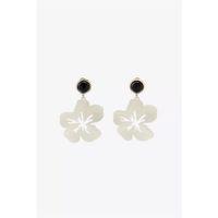 Çiçek Küpe - Krem